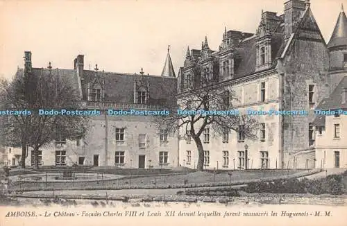 R447051 Amboise Le Chateau Fassaden Charles VIII et Louis XII devant lesquelles f