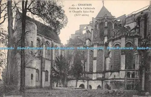 R447061 43 Chartres Abside de la Cathedrale et Chapelle Saint Piat XIVe siecle G