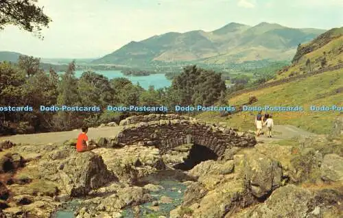 R449155 The English Lakes Ashness Bridge and Derwentwater Jarrold Sanderson and