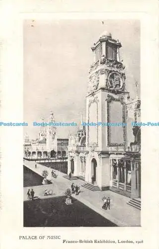 R445390 London Palace of Music Franco British Exhibition Valentines Series 1908