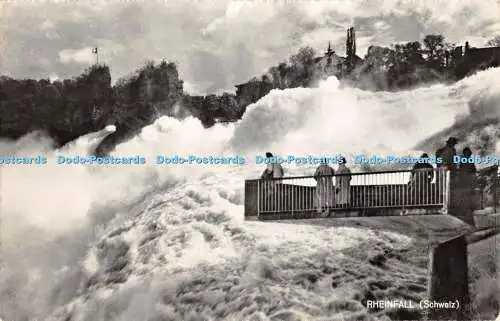 R449340 Rheinfall Schweiz Foto Müller Schloss Laufen am Rheinfall 1966