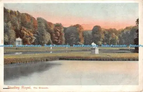 R449380 1936 Studley Royal The Grounds Autochrom Bildpapier Pfau Br