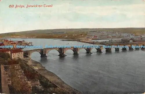 R449496 Old Bridge Berwick on Tweed Valentines Series