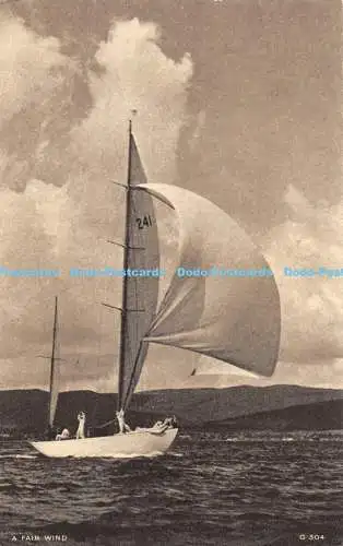 R445597 A Fair Wind G 304 Windward Publications Gravure Series