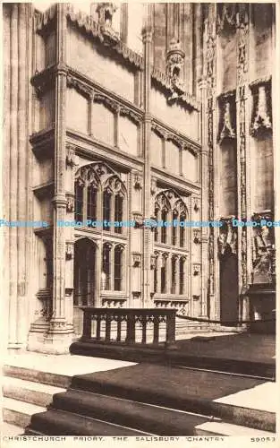 R449563 Christchurch Priory The Salisbury Chantry 59053 Photochrom