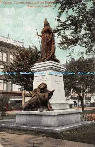 R445679 103866 Queen Victoria Statue Gore Park Hamilton Canada Valentines 1912