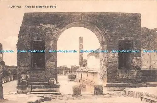 R447545 Pompei Arco di Nerone e Foro R und C