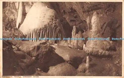 R447570 Solomon Temple Cheddar Caves A G H Gough Manager The Caves