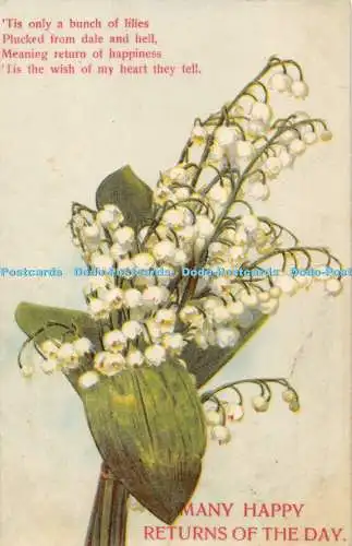 R449653 Viele Happy Returns of the Day Es ist nur ein Haufen Lilien gezupft von da