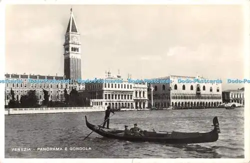 R445814 Venezia Panorama e Gondola G Brocca