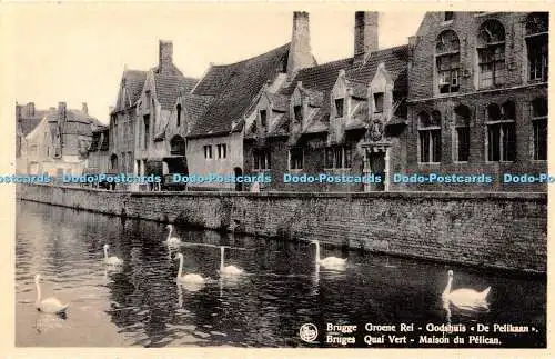 R447679 Brügge Quai Vert Maison du Pelican Ern Nels Thill