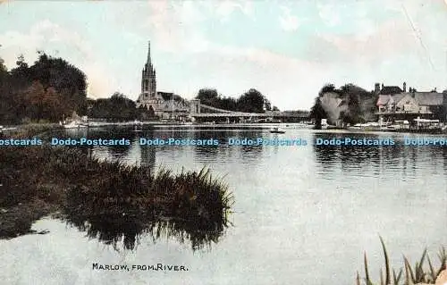 R447680 Marlow From River W Guttridge 1910