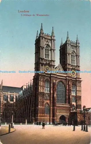 R449757 London LAbbaye de Westminster Ser 1 4 M B C P 17 Av Marie Henriette Bru