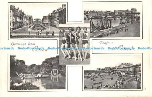 R447724 Grüße aus Ostende A Dohmen Multi View