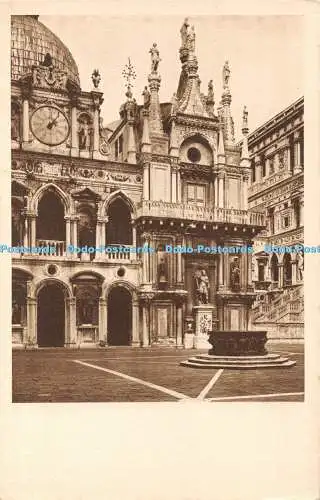 R449816 Venezia Palazzo Ducale Cortile particolare Calcocromia I G D A Novara