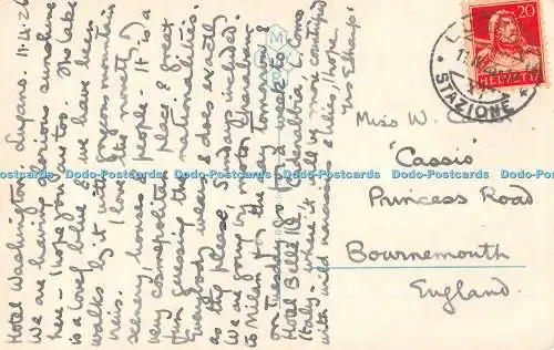 R451649 Lugano e Paradiso Ditta G Mayr Postkarte