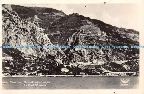 R447792 Menton Grimaldi Ventimiglia Le Pont St Louis Munier G Montluet