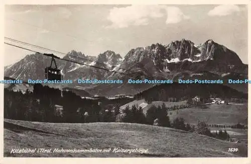 R447888 Kitzbühel i Tirol Hahnenkammbahn mit Kaisergebirge Ottmar Zieher RP
