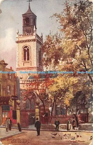 R451804 Aldermanbury St Mary the Virgin London Churches Tuck Oilette 6259