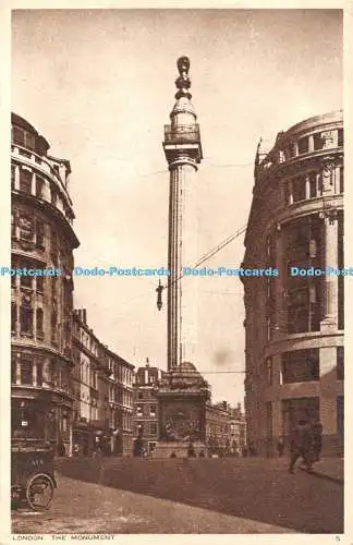 R451808 London The Monument Photochrom Postkarte 1947