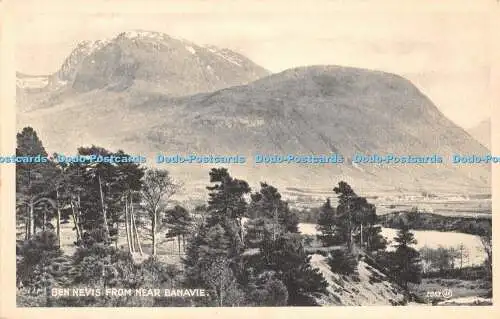 R453309 Ben Nevis aus der Nähe Banavie 2062 Valentines Bromotype Serie