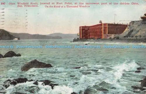 R453363 5987 Fort Winfield Scott befindet sich in Fort Point an der schmalsten Stelle von Gold