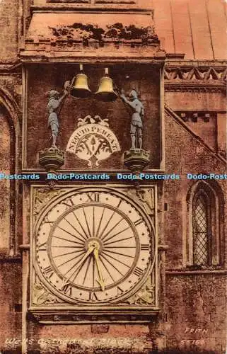 R450137 Wells Cathedral Clock Frith 55156 Friths Series