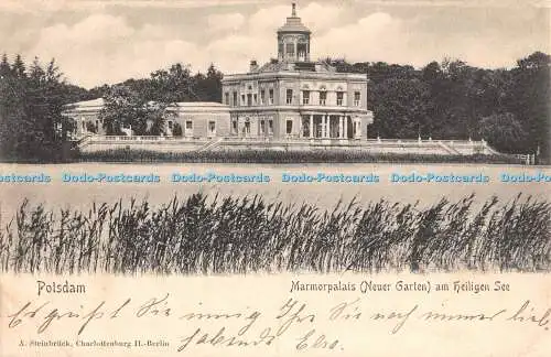 R448129 Potsdam Marmorpalais Neuer Garten am Heiligen See A Steinbruck