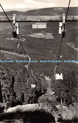 R450171 Arber Sessellift Blick von der Bergstation Ansichtskartenverlag Gunter F