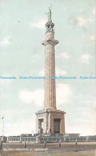 R450193 Nelsons Monument Gt Yarmouth Bliss Serie