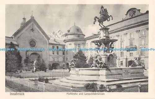 R446317 Innsbruck Hofkirche und Leopoldsbrunnen L 122 K Redlich