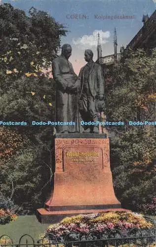 R452048 Coeln Kolpingdenkmal H W K Postkarte