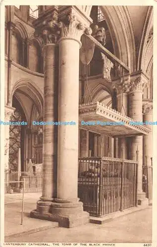 R450238 Canterbury Cathedral The Tomb of the Black Prince 4430 Photochrom