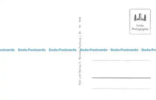 R448226 Feldberg Südschwarzwald Feldsee mit Seebuck K Reinold Nr 1044