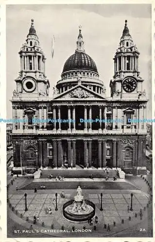 R452115 London St Paul Cathedral Postkarte 1958