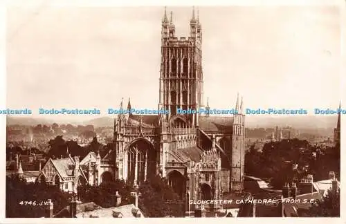 R453567 Gloucester Cathedral From S E 4746 J V Valentine and Sons RP