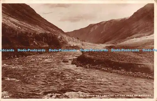 R448351 The River Awe Looking Up the Pass of Brander J B White RP