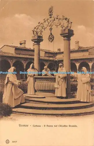 R450408 Firenze Certosa Il Pozzo nel Chiostro Grande 5917 Brunner