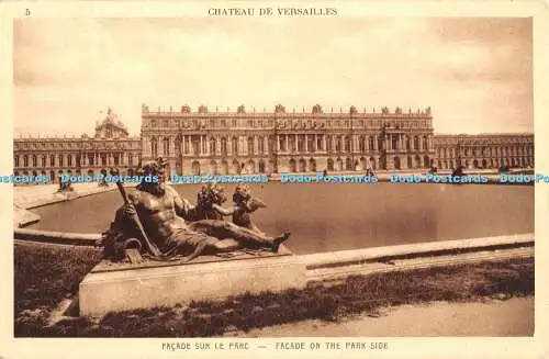 R448376 Chateau de Versailles Facade sur le Parc Braun