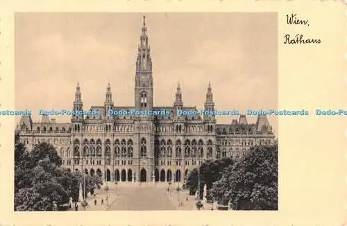 R448395 Wien Rathaus G Postkarte