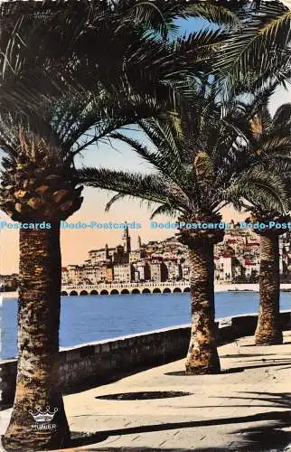 R452268 Menton La Vieille Ville Vue Prise de Garavan Munier RP