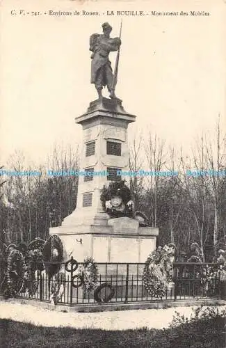 R450507 Environs de Rouen La Bouille Monument des Mobiles C V 741