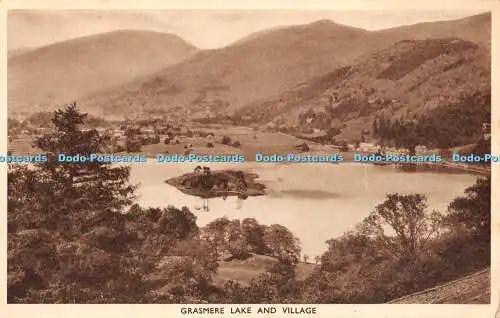 R453765 Grasmere Lake And Village G P Abraham 1935