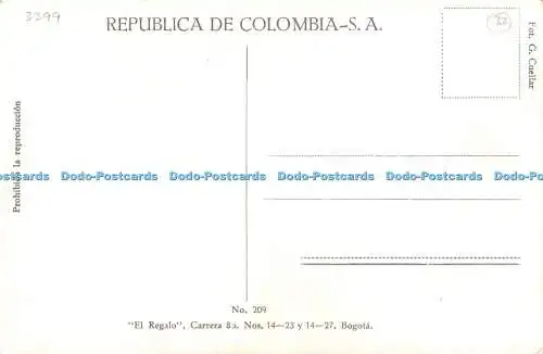 R450576 Colombia Bogota Palacio de la Gobernacion El Regalo No 209 G Cuellar