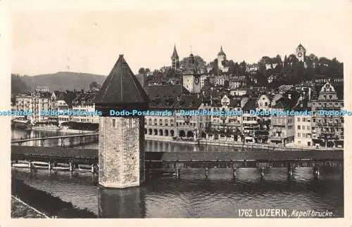 R448545 1762 Luzern Kapellbrücke Globetrotter A G Luzern