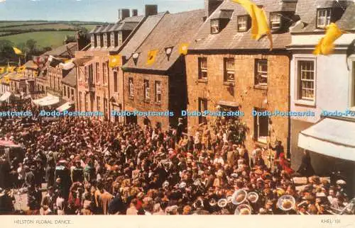 R453831 Helston Floral Dance KHEL 101 Cotman Color Jarrold and Sons RP