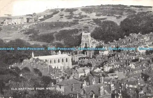 R448687 Old Hastings from West Hill Shoesmith and Etheridge 1920