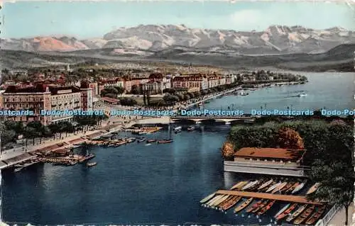 R453992 Zürich Quaibrücke und Utoquai 18 Photoglob Wehrli A G 1952