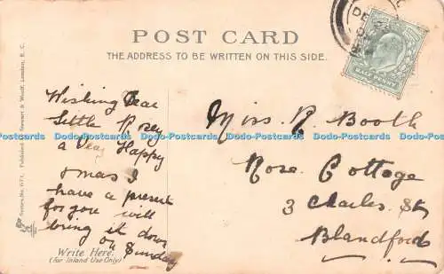 R450822 A Merry Christmas to You Two small girls Stewart and Woolf Series No 671