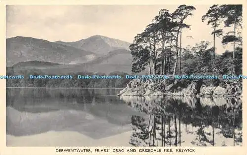 R454064 Keswick Friars Crag and Grisedale Pike Derwentwater G P Abraham